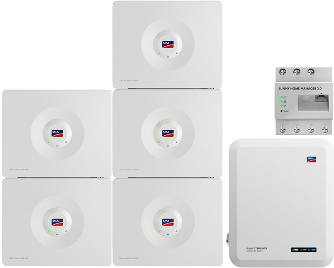 SMA Sunny Tripower 5.0 Smart Energy + SMA Home Storage 16.4 kWh