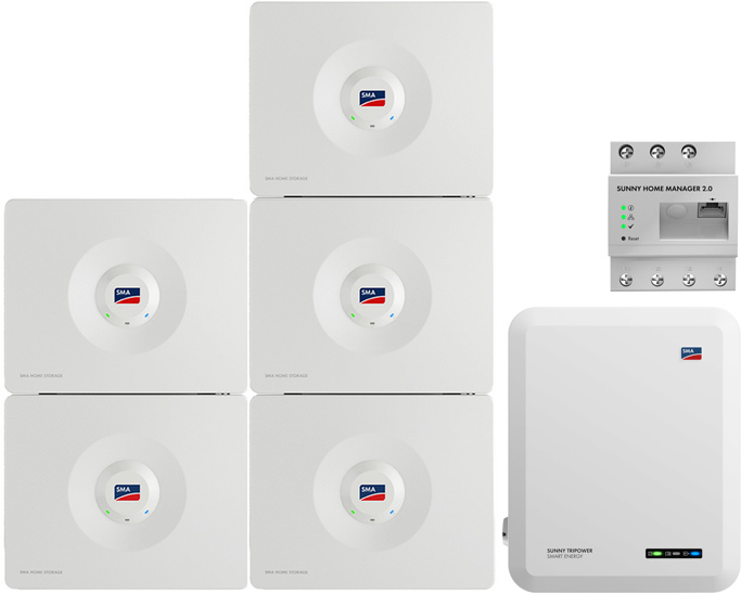 SMA Sunny Tripower 8.0 Smart Energy + SMA Home Storage 16.4 kWh