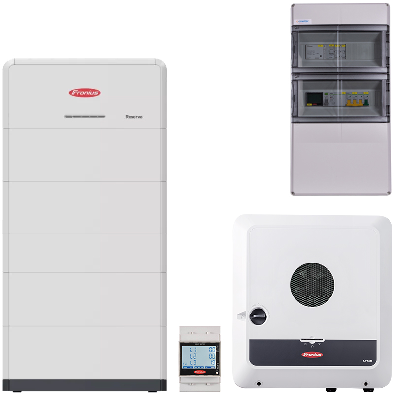 Fronius Symo GEN24 12.0 kW Plus + Fronius Reserva 15.7 mit Ersatzstrom