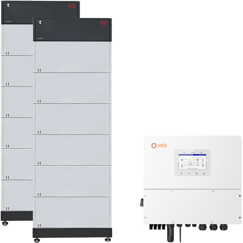 Solis S6 30kW 3Ph Hybrid Inverter + BYD 33.2 (HVM) mit Notstrom