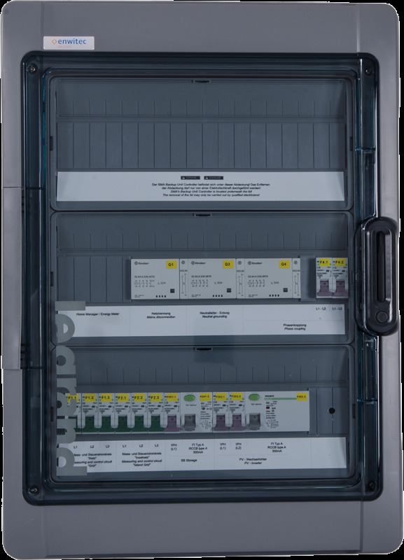 Enwitec Netzumschaltbox SMA SB Storage für 1-ph.WR