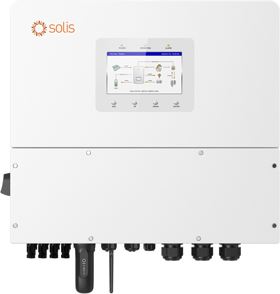 Solis S6 50kW 3Ph Hybrid Inverter, 4 MPPT, DC, for HV Batteries