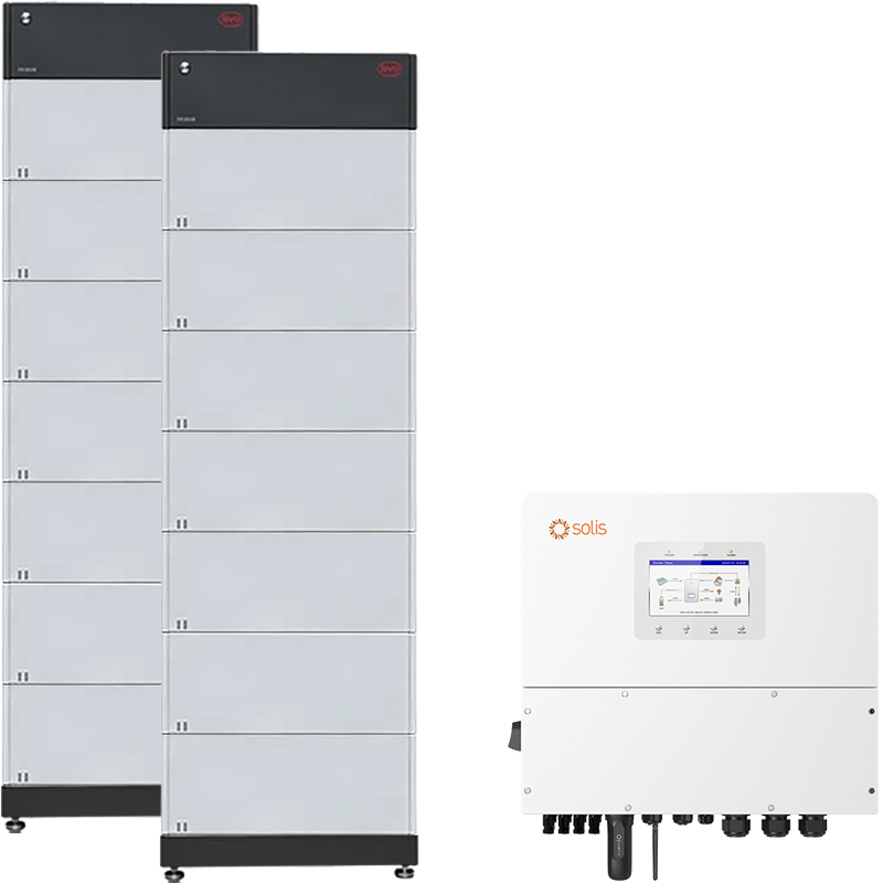 Solis S6 50kW 3Ph Hybrid Inverter + BYD 38.6 (HVM) mit Notstrom