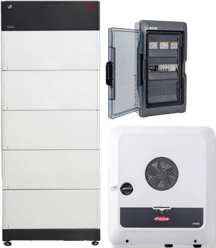 Fronius Symo GEN24 12.0 Plus SC mit Notstrom + BYD 13.8 (HVM)
