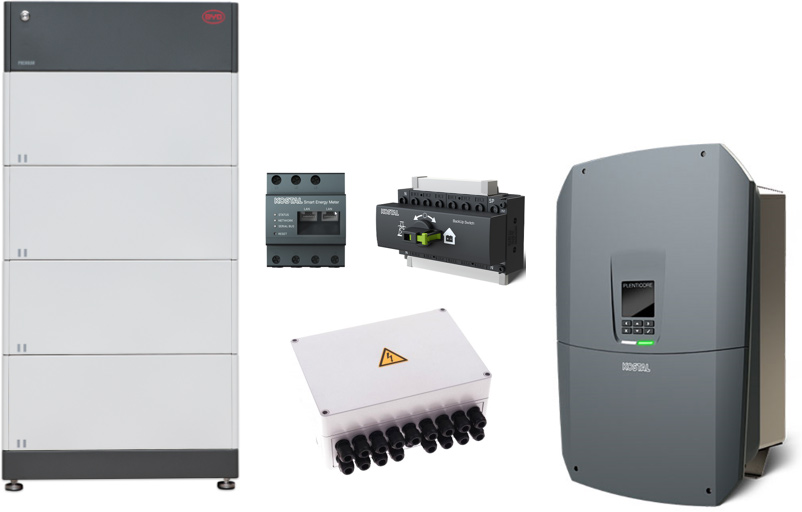 Kostal Plenticore S G3 (4,0 kW) + BYD 11.8 (HVM) Ersatzstromfähig