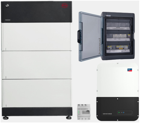 SMA Sunny Boy Storage 6.0 NoWifi mit Notstrom + BYD 7.7 (HVS)