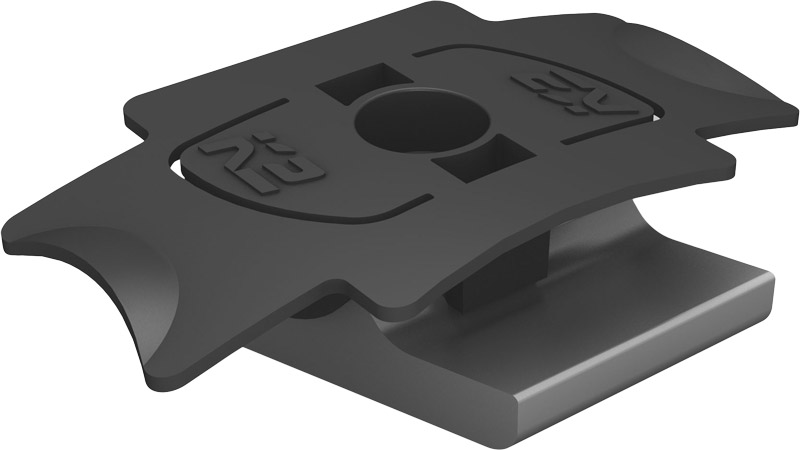 K2 M Einlegemutter mit Montageclip Aluminium