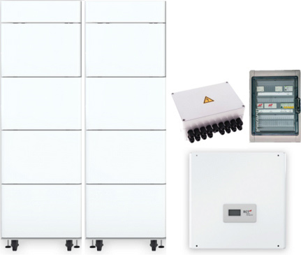 RCT Power Storage DC 8.0 + Doppelturm 15,2kWh (2x 7.6) mit Notstrom (nicht für AT)