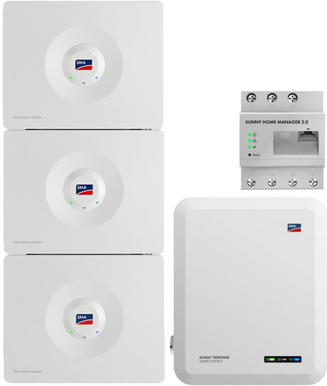 SMA Sunny Tripower 8.0 Smart Energy + SMA Home Storage 9.84 kWh