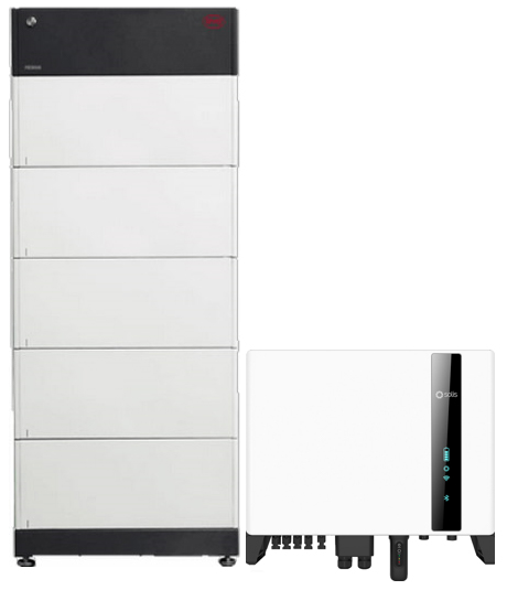 Solis S6 6KW 3Ph Hybrid Inverter inkl. Smart Meter + BYD Hochvolt Battery-Box Premium HVS 12.8