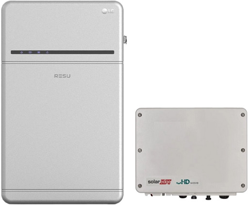 SolarEdge SE3680H HD-Wave Einphasen-Wechselrichter + LG ES Enblock 10H Prime HV