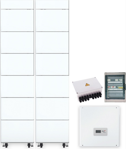 RCT Power Storage DC 10.0 + Doppelturm 23 kWh (2x 11.5) mit Notstrom (nicht für AT)